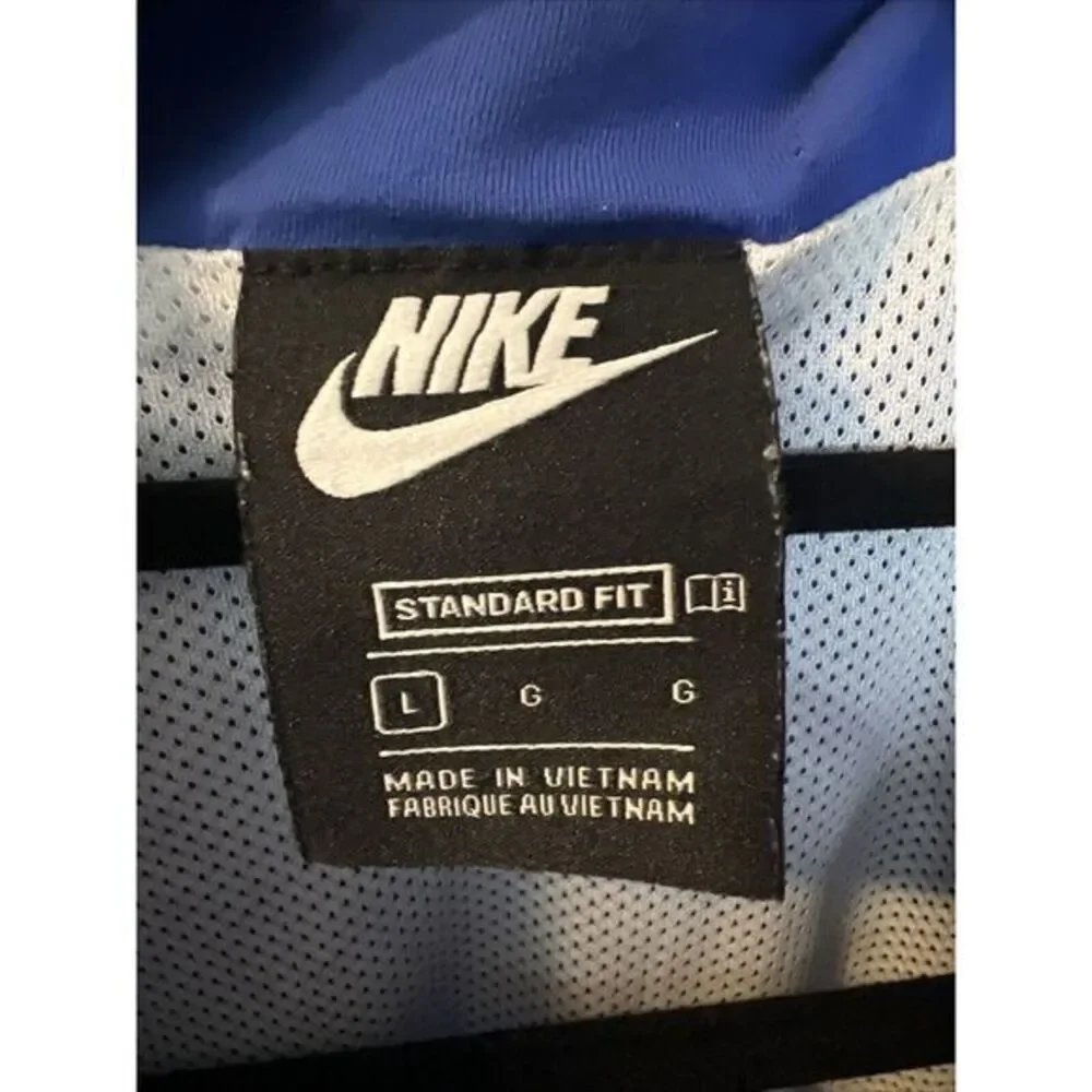 Nike Boys' Amplify 1/2 Zip Woven Poplin Jacket Top Size Lg Sportswear Retro Look
